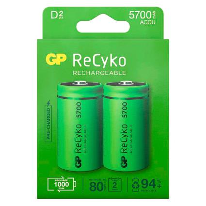 Baterias Recyko Nimh D Monrecyko 5700mah One Size Green