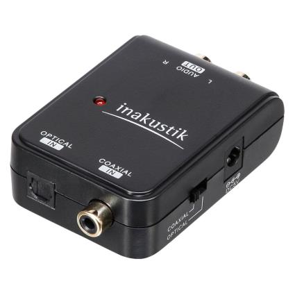 Star Digital Audio Converter Toslink To Cinch One Size Black