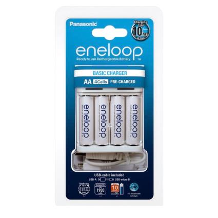 Carregador Bateria Usb 4 Mignon 1900mahs One Size