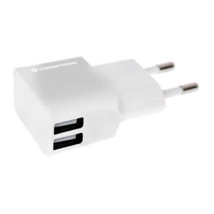 Carregador 2xusb 2.4a 5v 5 Unidades One Size White