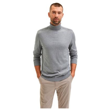 Sweater Roll Neck Berg S Medium Grey Melange