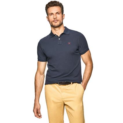Camisa Polo De Manga Curta Slim Fit XL Navy