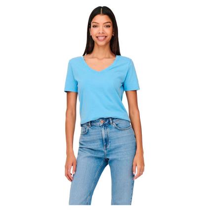 Camiseta Manga Curta Decote V Farock M Della Robbia Blue