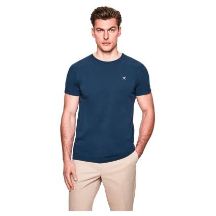 Camiseta Manga Curta Logo S Navy / Grey