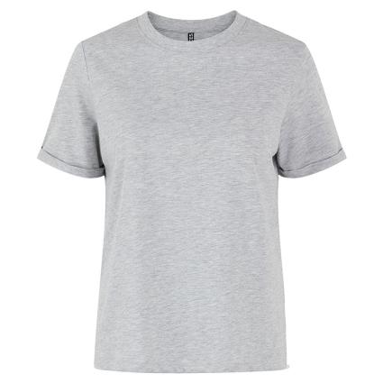 Camiseta De Manga Curta Ria Fold Up Solid XS Light Grey Melange