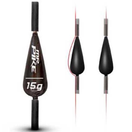 Chumbo Mr.pike Slide 15 g Black