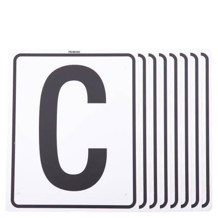 Conjunto De Letras 8 Unidades One Size White