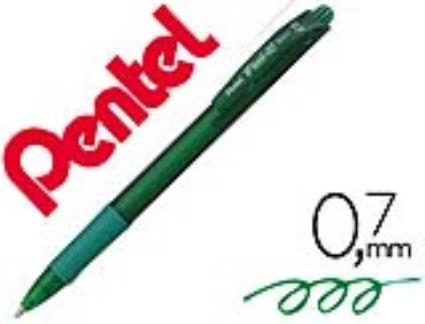 Esferográfica Pentel Retrátil bx417 Cor Verde