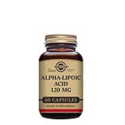 Ácido Alfa-Lipóico 120mg 60 cápsulas vegetais