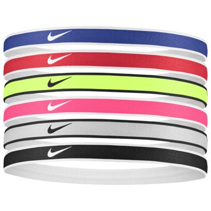 Fitas de Cabelo  Swoosh - Multicor - Pack 6 Fitas
