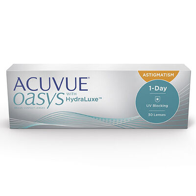 Acuvue Oasys 1-Day with HydraLuxe for Astigmatism (30 lentes)