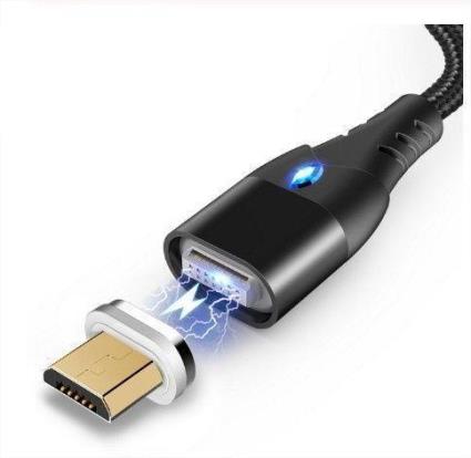 Cabo Magnético USB  p/ Micro USB - 1m