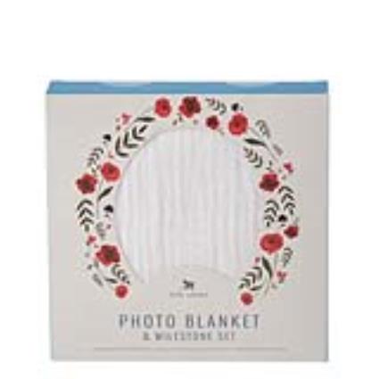 Summer Poppy Lençol de Fotografia para Bebé