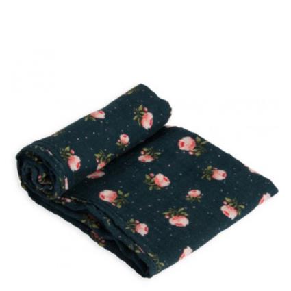 Midnight Rose Manta Musselina