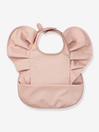 Babete com bolso , Oeko-Tex® rosa medio liso