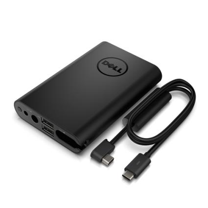 Power Companion PW7015MC - Invólucro externo da bateria - 12000 mAh - preto - para Latitude 5175 2-in-1, 7390 2-in-1, Precision Mobile Workstation 3530, XPS 12 9250, 13 93XX