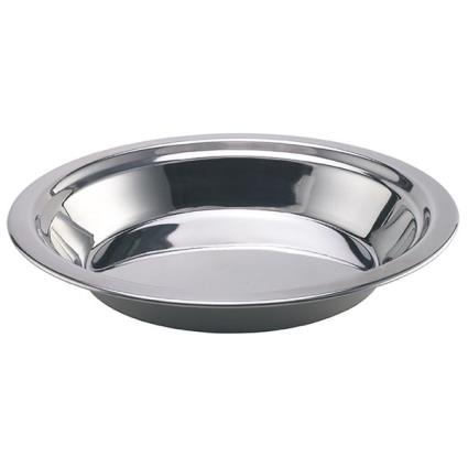 Stainless Steel Plate 22 Cm One Size Steel