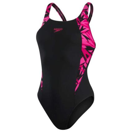 Roupa De Banho Hyperboom Splice Muscleback Eco Endurance+ UK 32 Black / Electric Pink / Ecstatic Pink