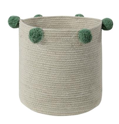 Cesta Bubbly Natural-Verde/Basket Bubbly Natural-Green