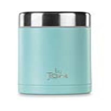 Termo Papinha  aço inoxidável 450 cc - Aquarel Blue