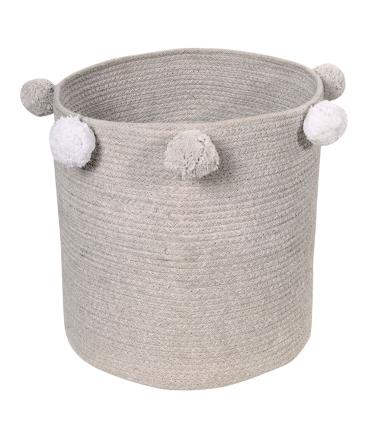 Cesta Bebé Bubbly Cinza/Baby Basket Bubbly Grey