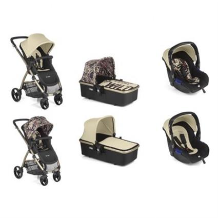 Trio Carrinho de Passeio Slide 3 Peças News/Ivory