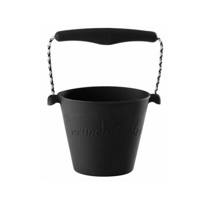 Cubo de Praia de Silicona Preto