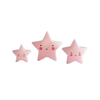 Mini Estrelas Decorativas Rosa