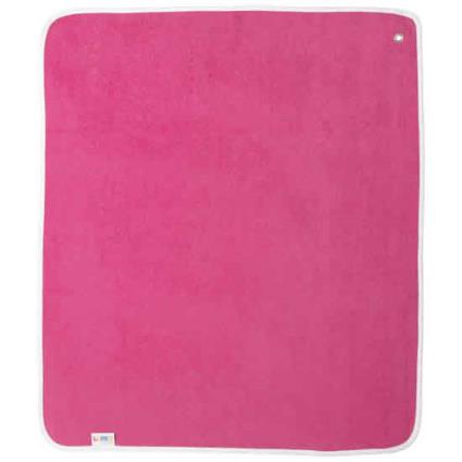 Toalha e manopla de banho Luma rosa