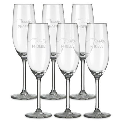 Taça de Champanhe (conjunto de 6)