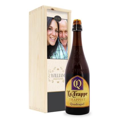 Cerveja La Trappe Quadrupel - caixa personalizada