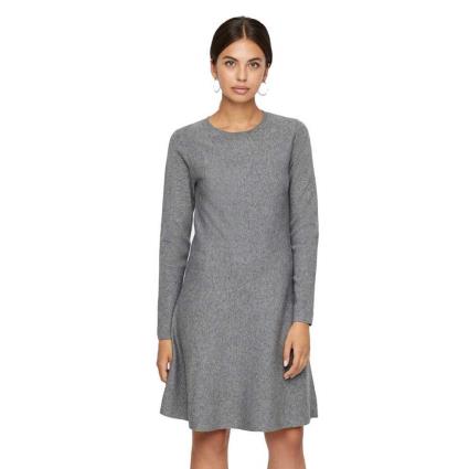 Vestido Nancy Knit L Medium Grey Melange