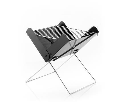 Mini Grelhador Dobrável Portátil para Carvão Foldecue 