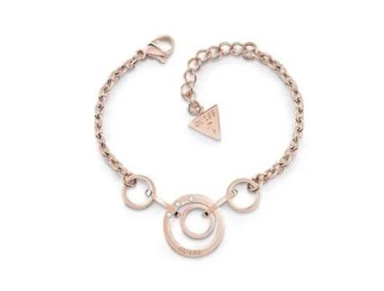Bracelete feminino Guess UBB29029-S Aço inoxidável 15 cm Rosa