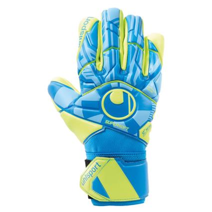 Guantes Portero Radar Control Supersoft Half Negative 11 Radar Blue / Fluo Yellow / Black