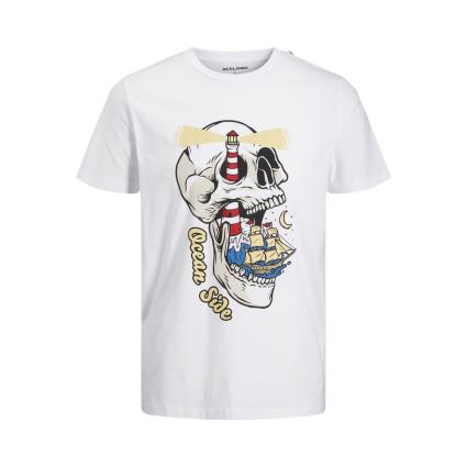 Jack & Jones T-shirt com gola redonda, Break