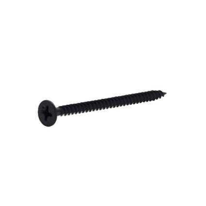 1000 parafusos de aço preto para painés de gesso 3,5x55 mm