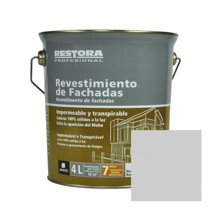 Revestimento de fachadas cinza  profissional 4 l
