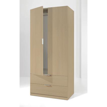 Armário carvalho 2 portas 2 gavetas