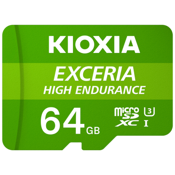 MICRO SD 64GB EXCERIA HIGH ENDURANCE UHS-I C10 R98 COM ADAPTADOR