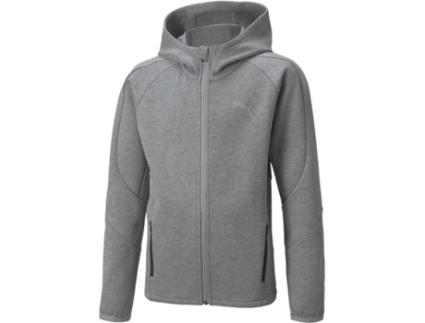 Puma Casaco com fecho e capuz Evostripe, 8-16 anos