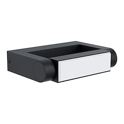 Candeeiro de parede exterior LED BRIANZA PRETO