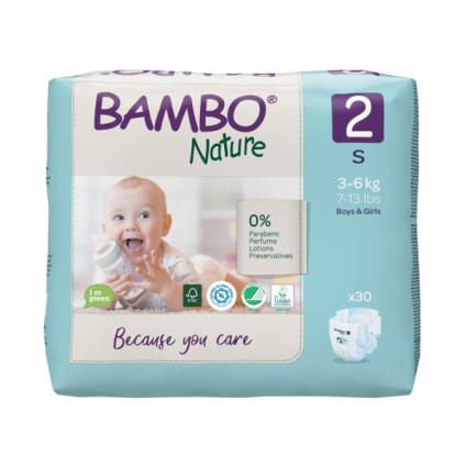Bambo Nature Frald 2-S 3-6Kg X30