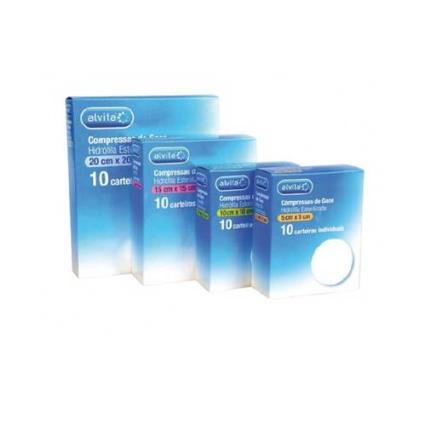 Alvita Compressas Gaze 10 unidades 15×15 cm