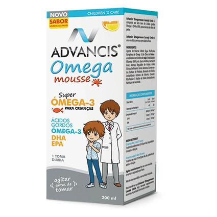 Advancis Ómega mousse com sabor a laranja/lima - 200 ml