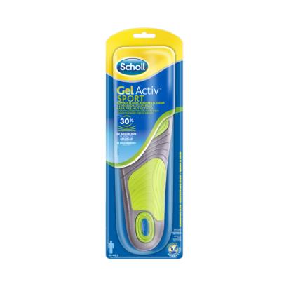 Scholl Gelactiv Palmilhas Sport Homem 40-46.5 2unidades