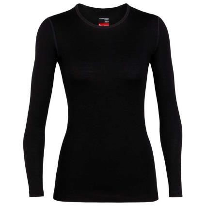 Icebreaker Camada De Base 260 Tech Crew M Black