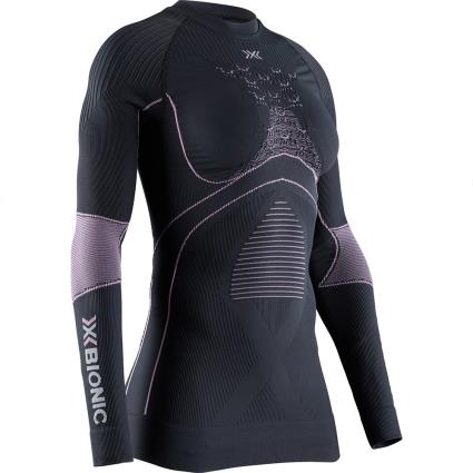 X-bionic Camisola Interior Manga Comprida Energy Accumulator 4.0 S Charcoal / Magnolia