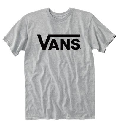 Vans T-shirt de gola redonda e mangas curtas, motivo à frente