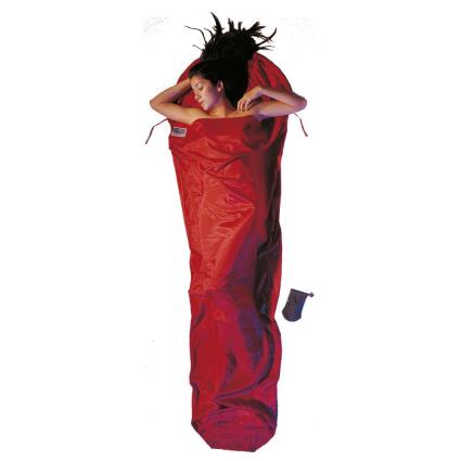 Cocoon Lençói 55% Silk-45% Egypt Cotton Mummy Liner 241 x 90-56 cm Monk´s Red